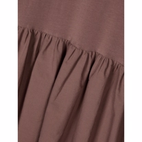 NAME IT Højhalset Kjole Ruth Marron